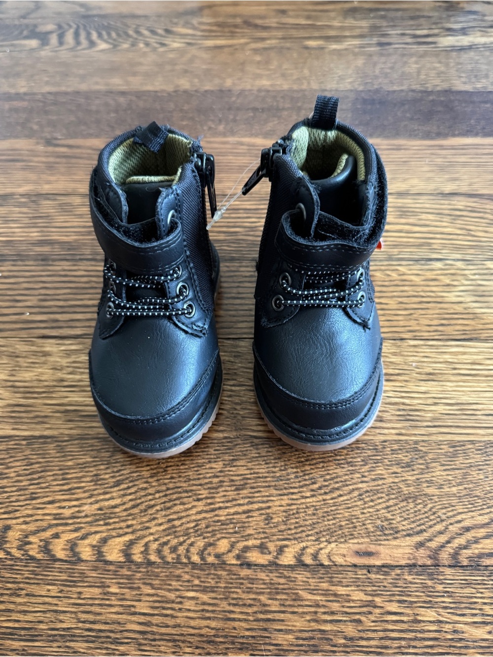 Wonder Nation Toddler Boots Size 2 - Black